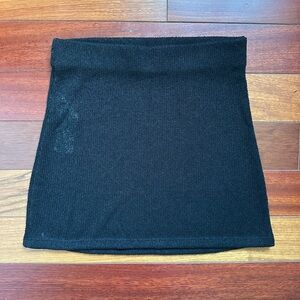 Mango Black Knit Skirt